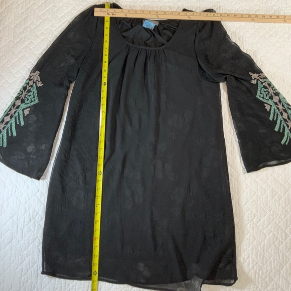 Umgee USA Women’s Black Long Sleeve Dress – Size 1XL – Cotton Blend (C114) - Picture 6 of 8